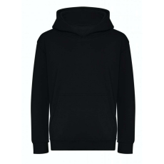 Just Hoods Gyerek kapucnis pulóver Just Hoods AWJH201J Kids Organic Hoodie -XXS, Deep Black