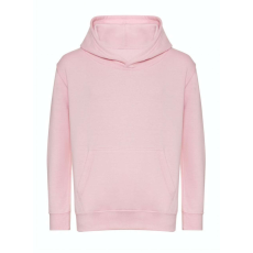 Just Hoods Gyerek organikus kapucnis pulóver AWJH201J, Baby Pink-M