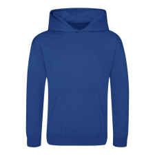Just Hoods Gyerek poliészter sport kapucnis pulóver AWJH006J, Royal Blue-L gyerek pulóver, kardigán
