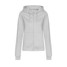 Just Hoods kapucnis Női pulóver, elején végig cipzárral AWJH050F, Heather Grey-S
