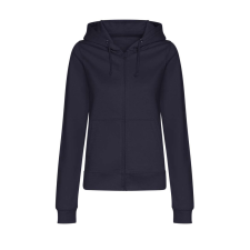 Just Hoods kapucnis Női pulóver, elején végig cipzárral AWJH050F, New French Navy-XL női pulóver, kardigán