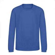 Just Hoods Környakas gyerek pulóver bolyhozott belsővel AWJH030J, Royal Blue-5/6 gyerek pulóver, kardigán