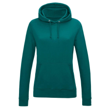 Just Hoods Női kapucnis pulóver bolyhozott belsővel AWJH001F, Jade-2XL női pulóver, kardigán