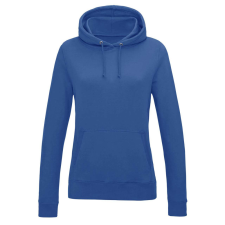 Just Hoods Női kapucnis pulóver bolyhozott belsővel AWJH001F, Royal Blue-L női pulóver, kardigán