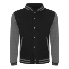 Just Hoods patentos vastag férfi pulóver AWJH043, Jet Black/Charcoal-M