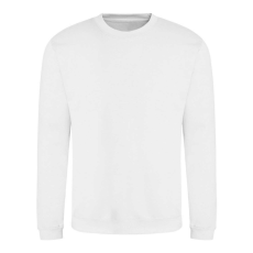Just Hoods Uniszex hagyományos szabású kereknyakú pulóver AWJH030, Arctic White-XS