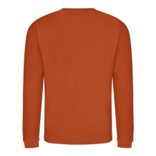 Just Hoods Uniszex hagyományos szabású kereknyakú pulóver AWJH030, Burnt Orange-XS férfi pulóver, kardigán