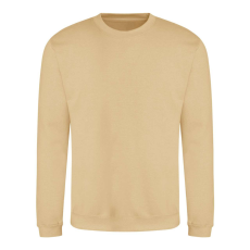 Just Hoods Uniszex hagyományos szabású kereknyakú pulóver AWJH030, Desert Sand-2XL
