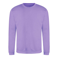 Just Hoods Uniszex hagyományos szabású kereknyakú pulóver AWJH030, Digital Lavender-2XL