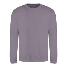 Just Hoods Uniszex hagyományos szabású kereknyakú pulóver AWJH030, Dusty Lilac-2XL férfi pulóver, kardigán