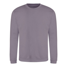 Just Hoods Uniszex hagyományos szabású kereknyakú pulóver AWJH030, Dusty Lilac-M
