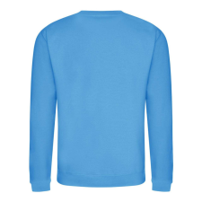 Just Hoods Uniszex hagyományos szabású kereknyakú pulóver AWJH030, Hawaiian Blue-2XL férfi pulóver, kardigán