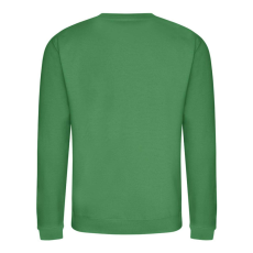 Just Hoods Uniszex hagyományos szabású kereknyakú pulóver AWJH030, Kelly Green-M