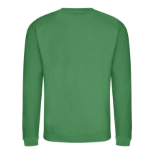 Just Hoods Uniszex hagyományos szabású kereknyakú pulóver AWJH030, Kelly Green-XL férfi pulóver, kardigán