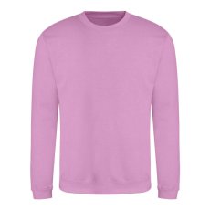 Just Hoods Uniszex hagyományos szabású kereknyakú pulóver AWJH030, Lavender-XL