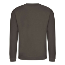 Just Hoods Uniszex hagyományos szabású kereknyakú pulóver AWJH030, Olive Green-XS férfi pulóver, kardigán