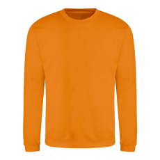 Just Hoods Uniszex hagyományos szabású kereknyakú pulóver AWJH030, Pumpkin Pie-S