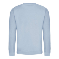 Just Hoods Uniszex hagyományos szabású kereknyakú pulóver AWJH030, Sky Blue-M