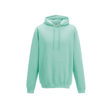 Just Hoods Uniszex kapucnis pulóver Just Hoods AWJH001 College Hoodie -2XL, Apple Green női pulóver, kardigán