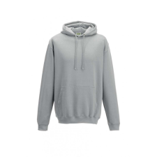 Just Hoods Uniszex kapucnis pulóver Just Hoods AWJH001 College Hoodie -4XL, Heather Grey női pulóver, kardigán