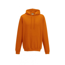 Just Hoods Uniszex kapucnis pulóver Just Hoods AWJH001 College Hoodie -L, Orange Crush