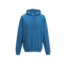 Just Hoods Uniszex kapucnis pulóver Just Hoods AWJH001 College Hoodie -M, Hawaiian Blue női pulóver, kardigán