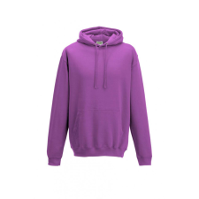 Just Hoods Uniszex kapucnis pulóver Just Hoods AWJH001 College Hoodie -XS, Pinky Purple női pulóver, kardigán