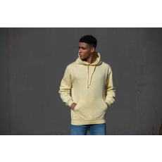 Just Hoods Uniszex kapucnis pulóver Just Hoods AWJH017 Surf Hoodie -M, Surf Yellow