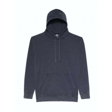 Just Hoods Uniszex kapucnis pulóver Just Hoods AWJH090 Washed Hoodie -2XL, Washed New French Navy női pulóver, kardigán