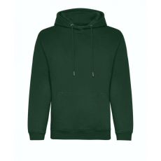 Just Hoods Uniszex kapucnis pulóver Just Hoods AWJH201 Organic Hoodie -3XL, Bottle Green
