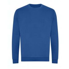 Just Hoods Uniszex kereknyakú organikus pulóver AWJH230, Royal Blue-L férfi pulóver, kardigán
