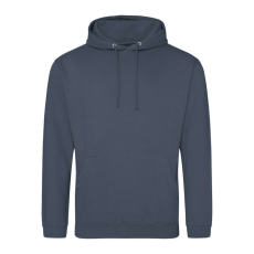 Just Hoods Uniszex laza szabású kapucnis pulóver AWJH001, Airforce Blue-2XL