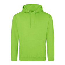 Just Hoods Uniszex laza szabású kapucnis pulóver AWJH001, Alien Green-3XL férfi pulóver, kardigán