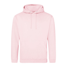Just Hoods Uniszex laza szabású kapucnis pulóver AWJH001, Baby Pink-5XL férfi pulóver, kardigán