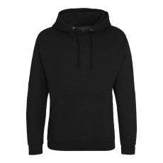 Just Hoods Uniszex laza szabású kapucnis pulóver AWJH001, Black Smoke-S