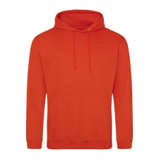 Just Hoods Uniszex laza szabású kapucnis pulóver AWJH001, Burnt Orange-2XL férfi pulóver, kardigán