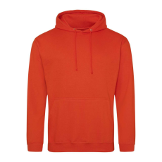 Just Hoods Uniszex laza szabású kapucnis pulóver AWJH001, Burnt Orange-L