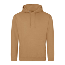 Just Hoods Uniszex laza szabású kapucnis pulóver AWJH001, Caramel Latte-S férfi pulóver, kardigán