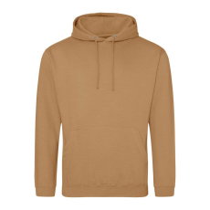 Just Hoods Uniszex laza szabású kapucnis pulóver AWJH001, Caramel Latte-XL