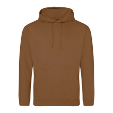 Just Hoods Uniszex laza szabású kapucnis pulóver AWJH001, Caramel Toffee-M