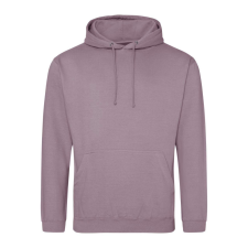 Just Hoods Uniszex laza szabású kapucnis pulóver AWJH001, Dusty Purple-S férfi pulóver, kardigán