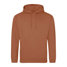 Just Hoods Uniszex laza szabású kapucnis pulóver AWJH001, Ginger Biscuit-M