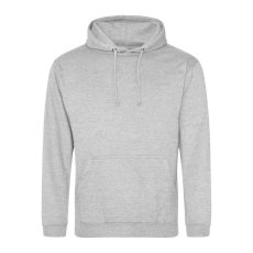 Just Hoods Uniszex laza szabású kapucnis pulóver AWJH001, Heather Grey-2XL