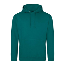 Just Hoods Uniszex laza szabású kapucnis pulóver AWJH001, Jade-2XL férfi pulóver, kardigán
