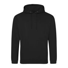 Just Hoods Uniszex laza szabású kapucnis pulóver AWJH001, Jet Black-5XL férfi pulóver, kardigán