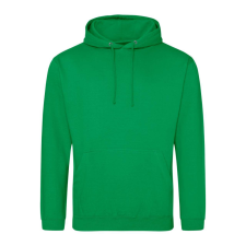Just Hoods Uniszex laza szabású kapucnis pulóver AWJH001, Kelly Green-XS férfi pulóver, kardigán