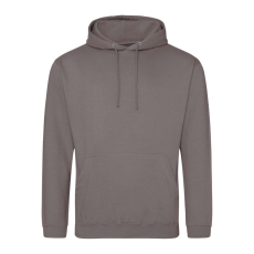 Just Hoods Uniszex laza szabású kapucnis pulóver AWJH001, Mocha Brown-2XL