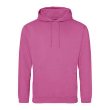 Just Hoods Uniszex laza szabású kapucnis pulóver AWJH001, Pinky Purple-M férfi pulóver, kardigán