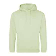 Just Hoods Uniszex laza szabású kapucnis pulóver AWJH001, Pistachio Green-3XL férfi pulóver, kardigán
