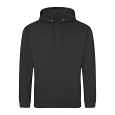 Just Hoods Uniszex laza szabású kapucnis pulóver AWJH001, Storm Grey-S